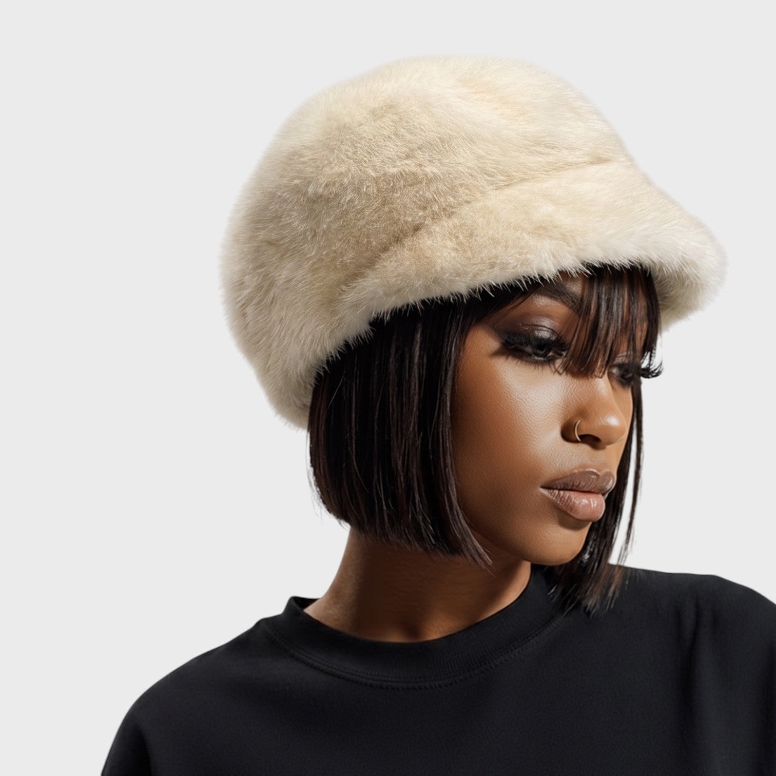 Pearl Vintage Mink Hat
