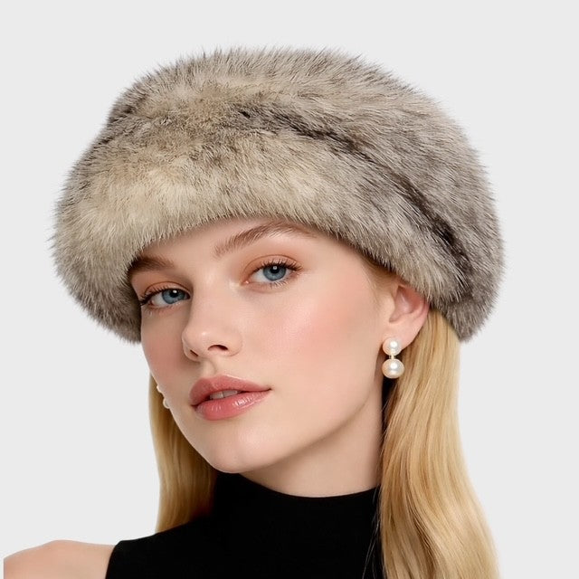 VINTAGE CROSS MINK HAT