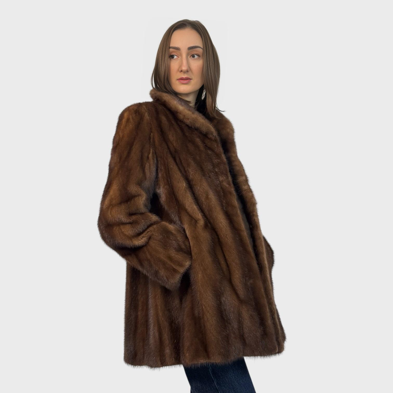 Demi Buff Mink Jacket