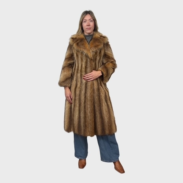 Crystal Raccoon Coat