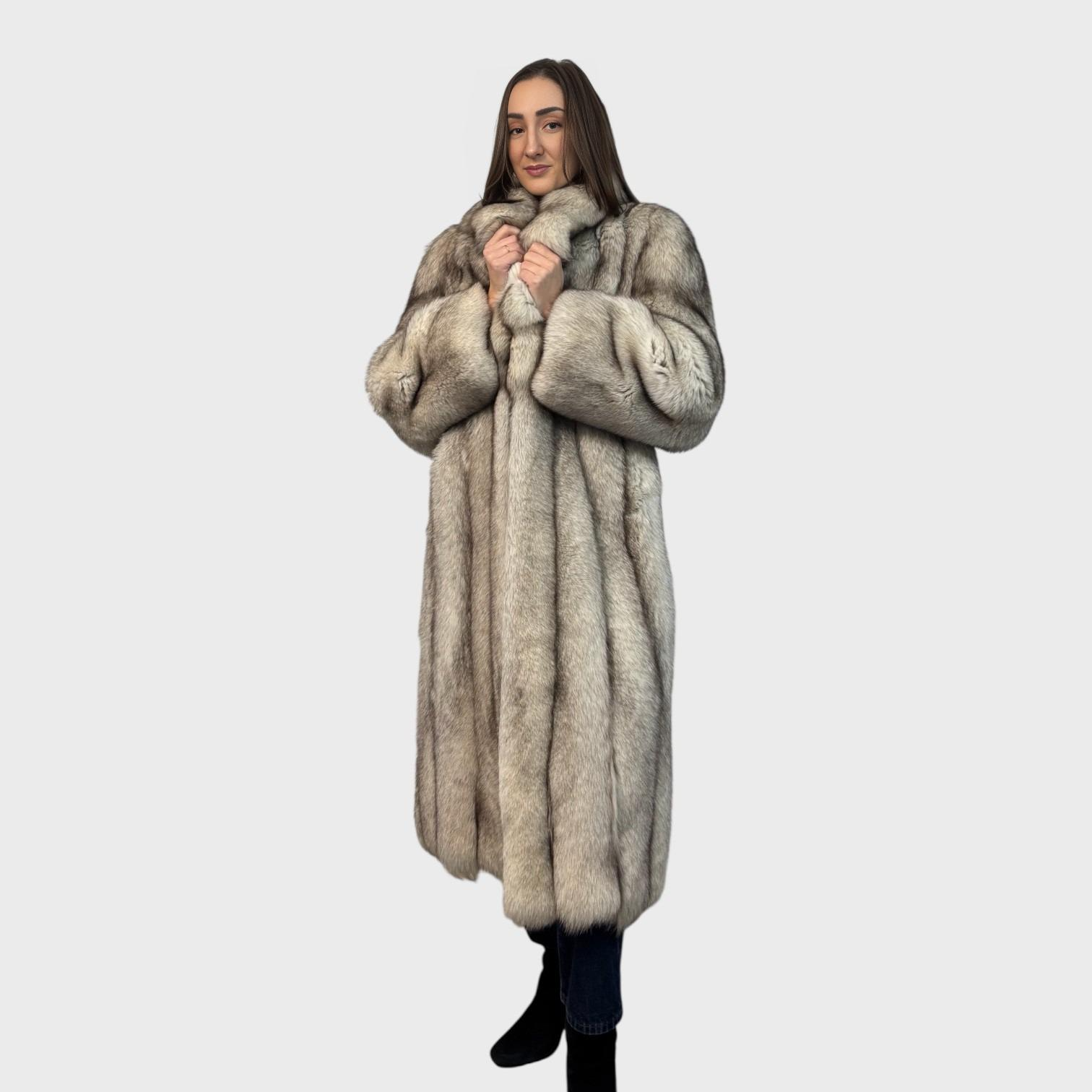 Natural Blue Fox coat