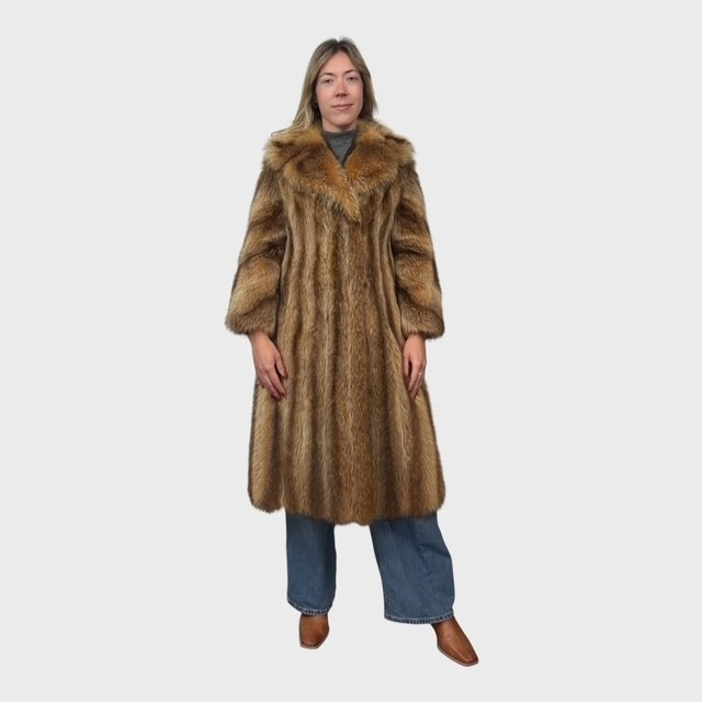 Crystal Raccoon Coat