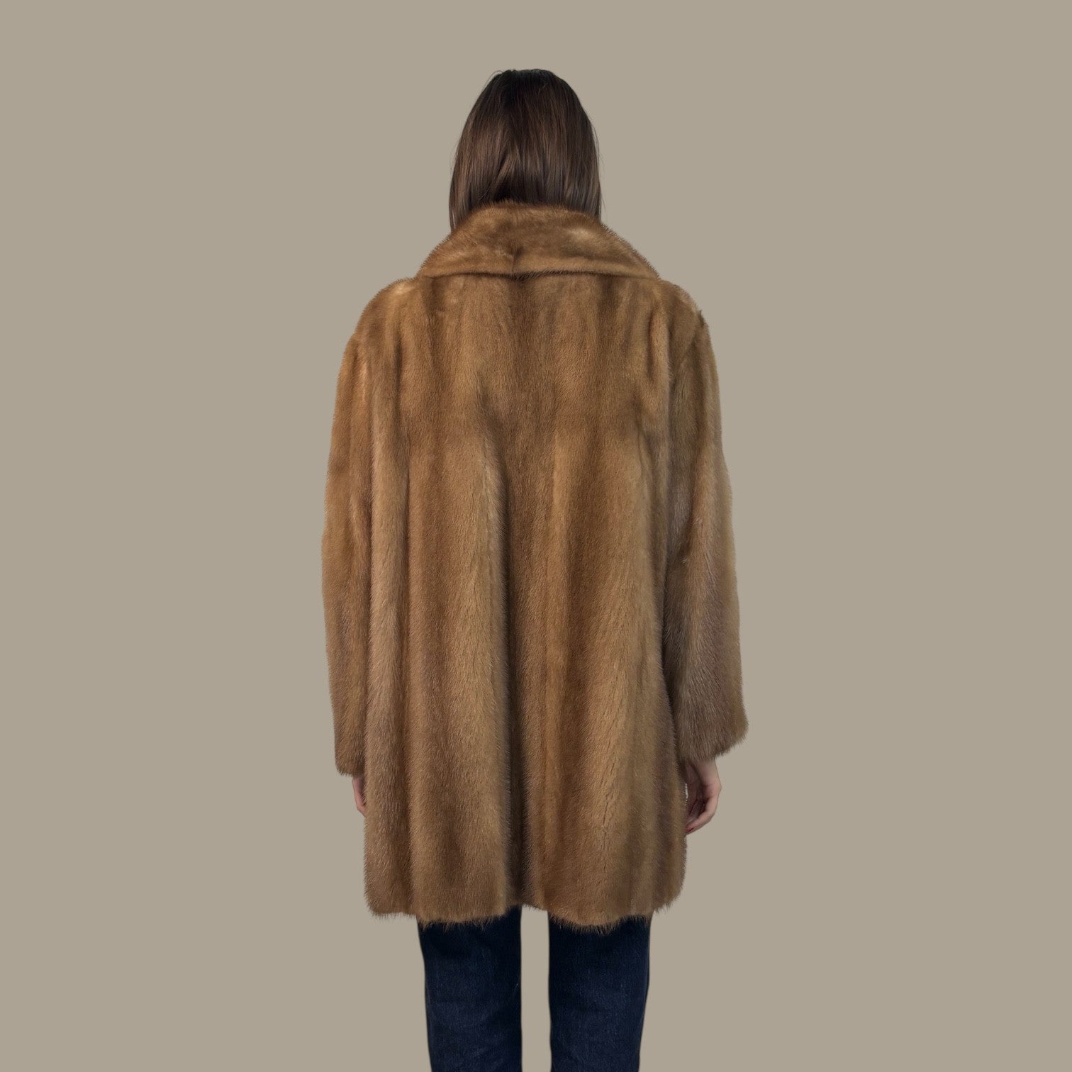 Dark Pastel Mink Jacket