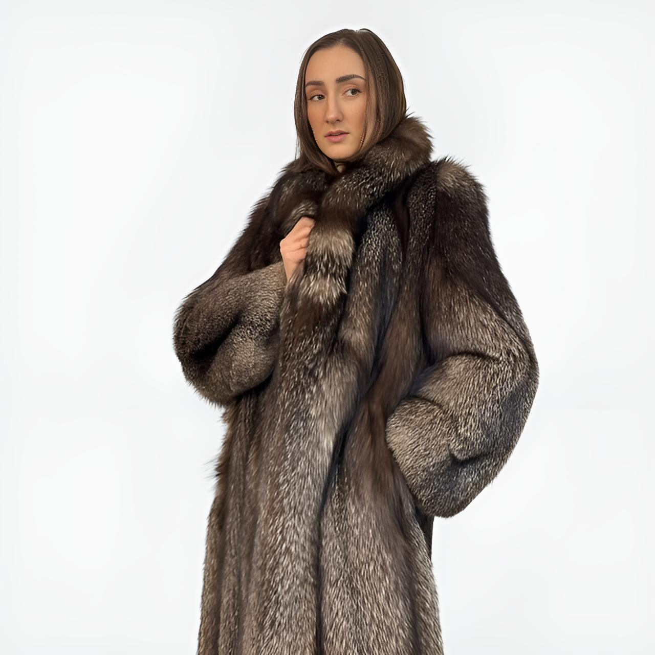 Indigo Fox Coat