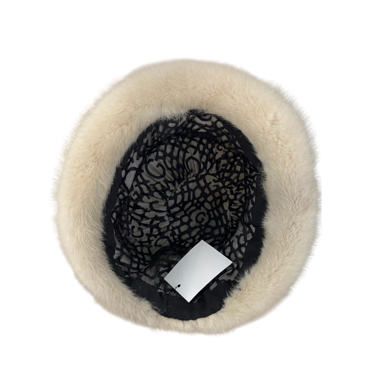 VINTAGE VIOLET MINK HAT - FEATHERS