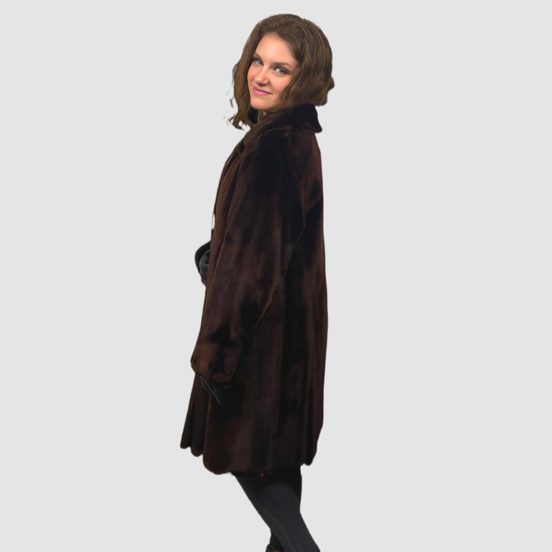 BROWN ALASKA SEAL JACKET