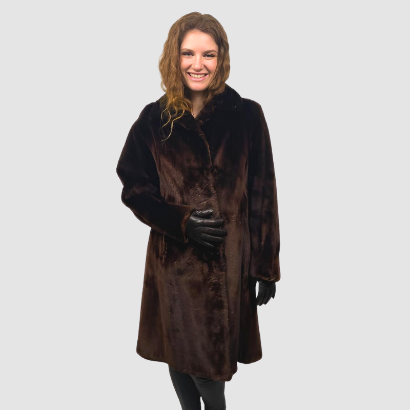 BROWN ALASKA SEAL JACKET