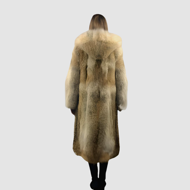 COYOTE HOODED COAT