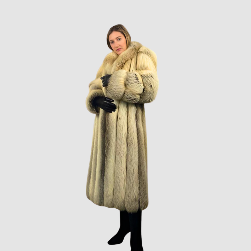 GOLDEN ISLAND VINTAGE FOX COAT