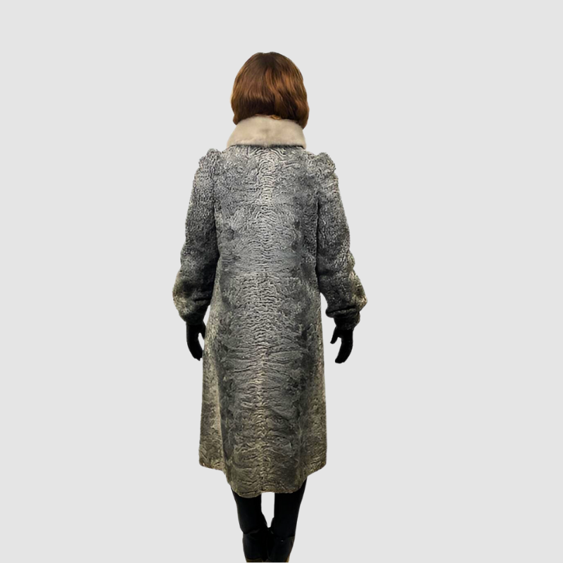 GREY PERSIAN LAMB COAT