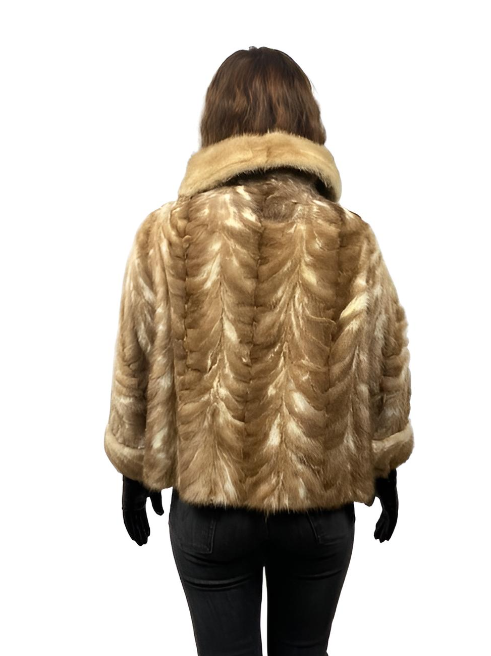 WOMEN'S PASTEL MINK PAW JACKET