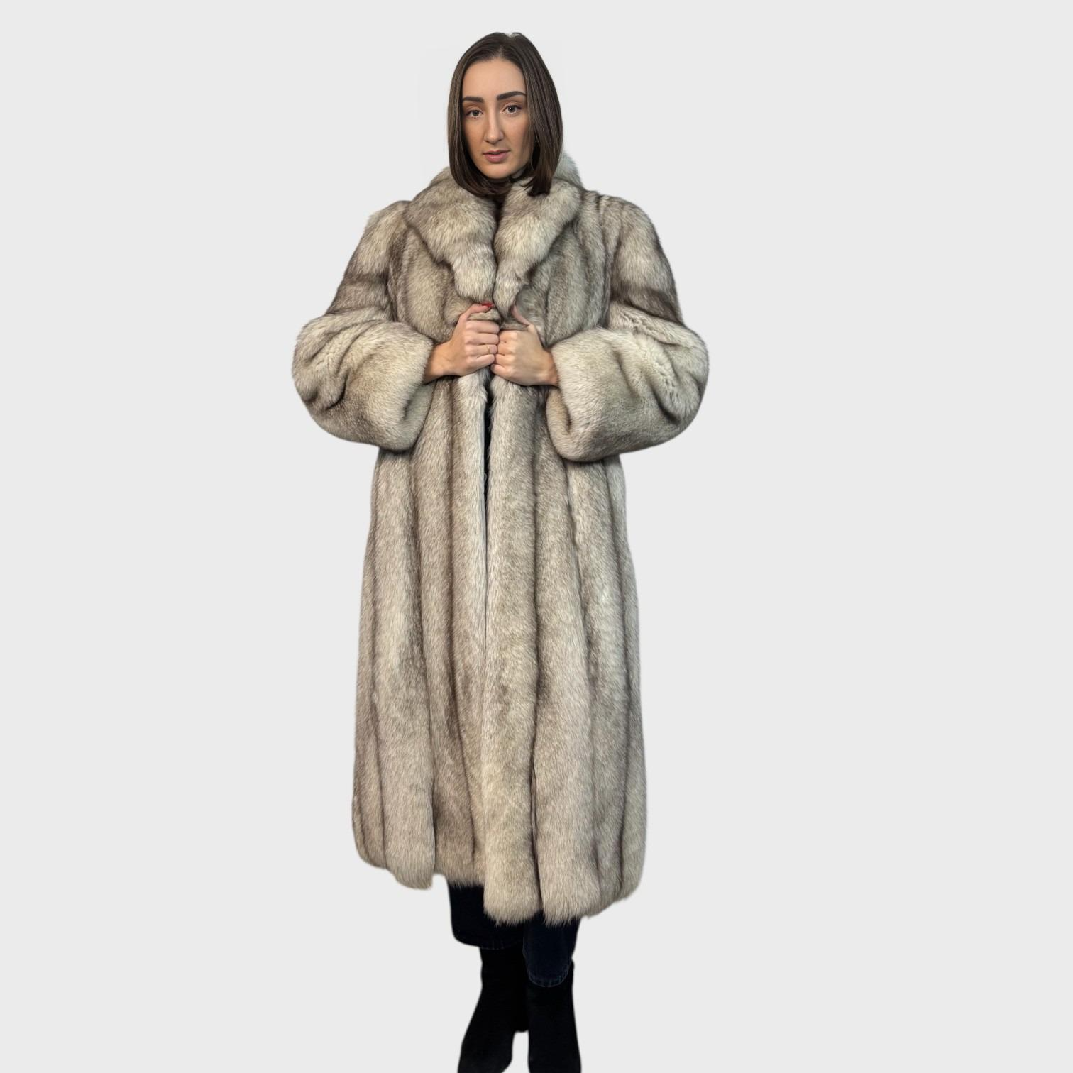 Natural Blue Fox coat