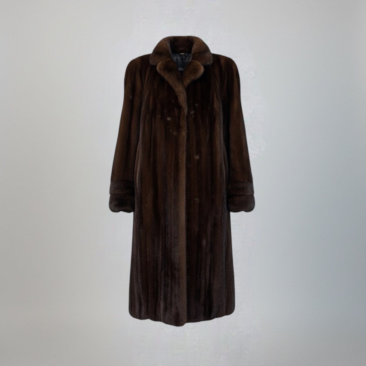 Dark Mahogany Female mink coat Mink Coat