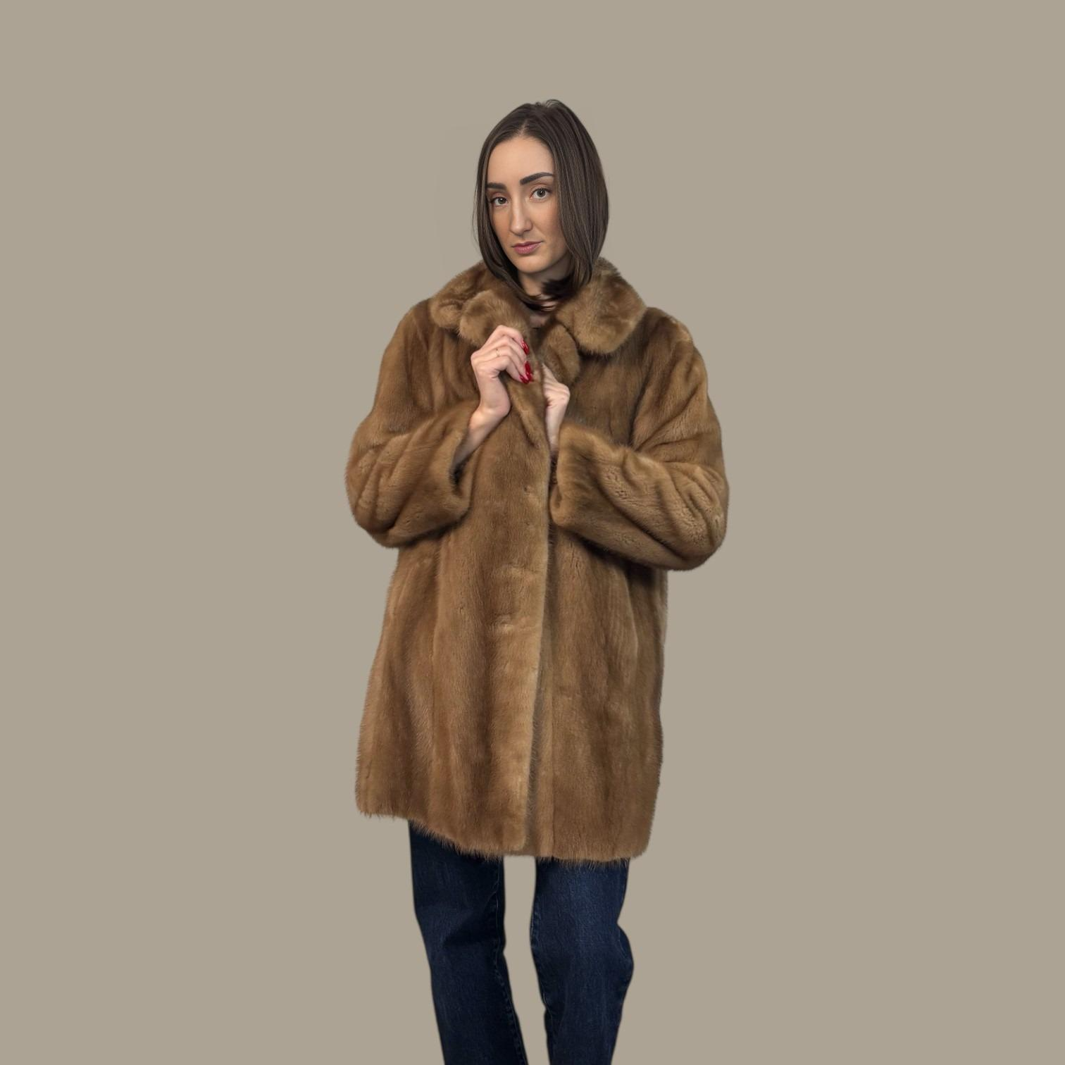 Dark Pastel Mink Jacket