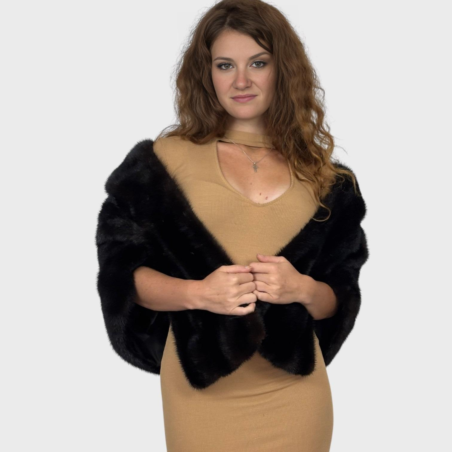 Dark Ranch Mink Stole
