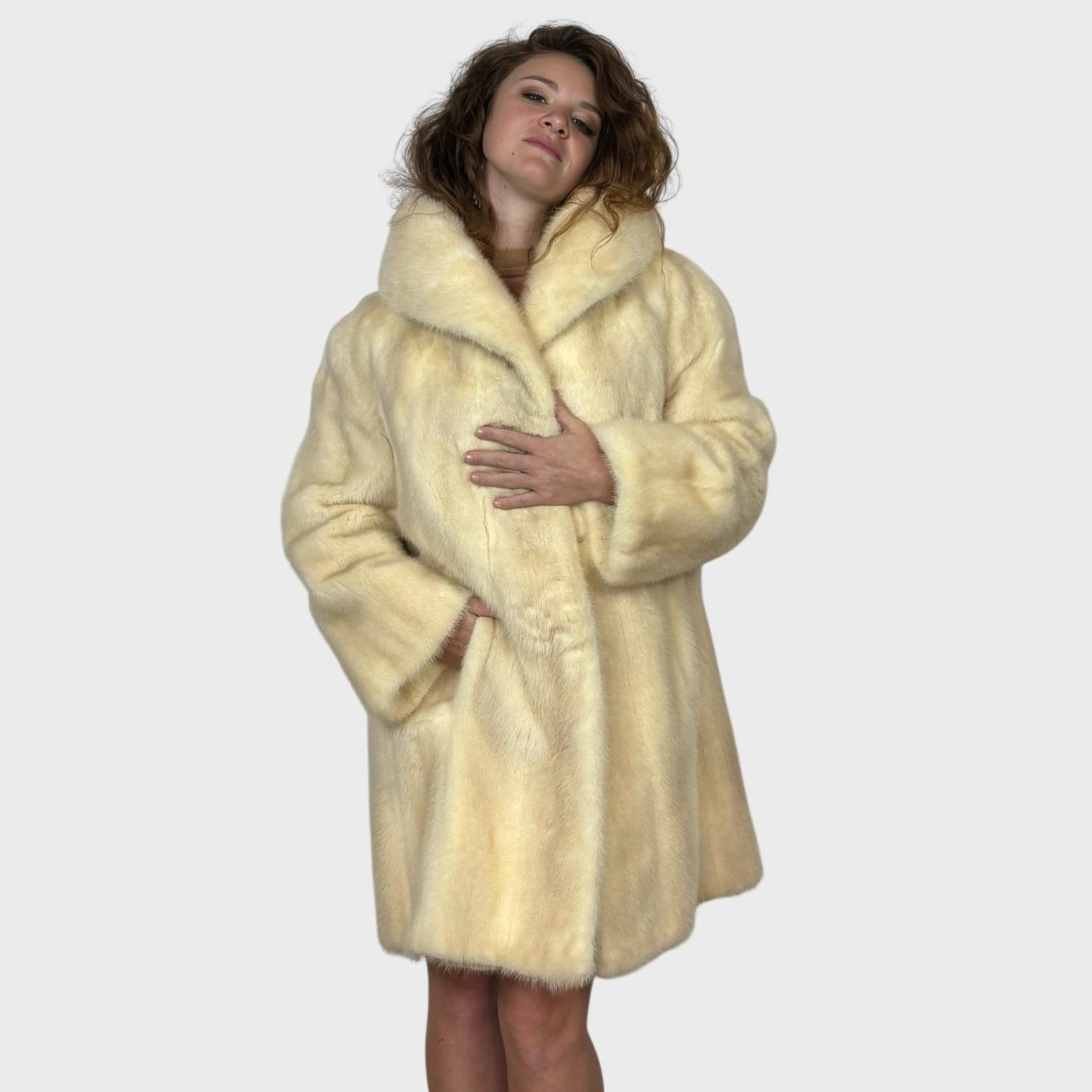 Brown Shadow Mink Jacket