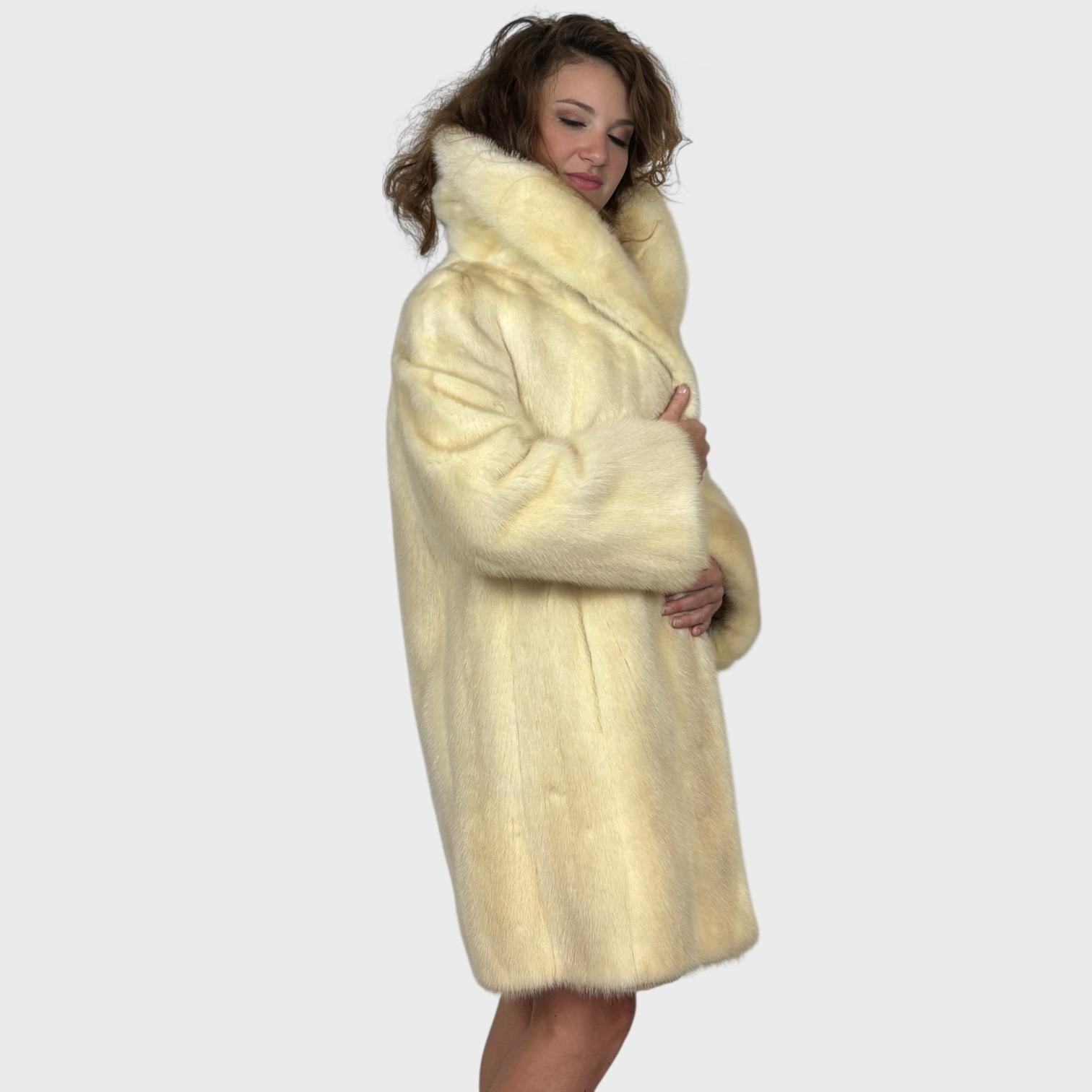 Brown Shadow Mink Jacket