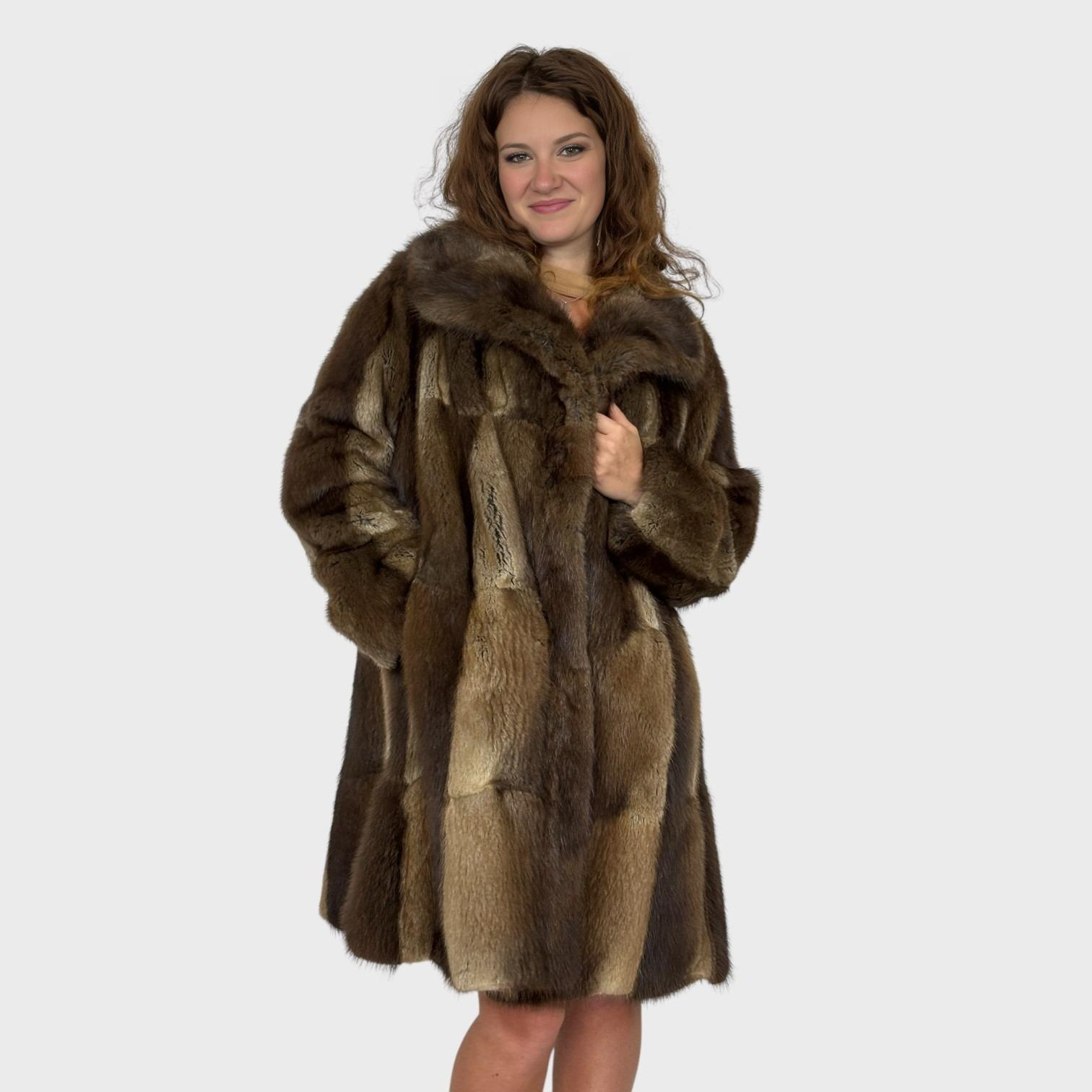 Natural Muskrat Jacket