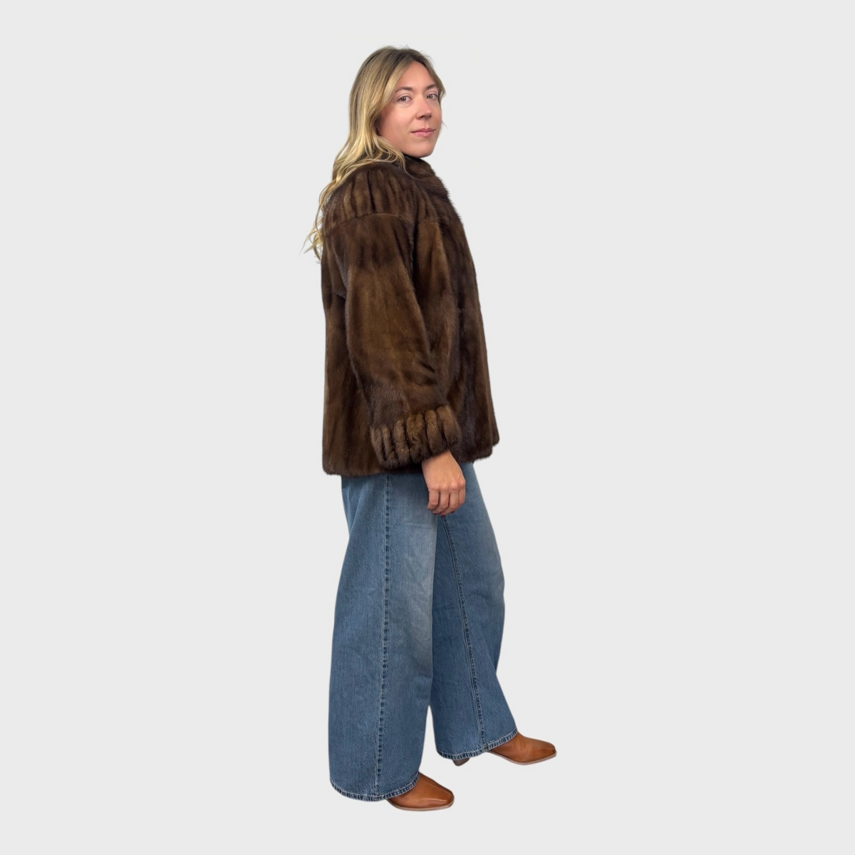 Vintage Demi Buff Mink Jacket