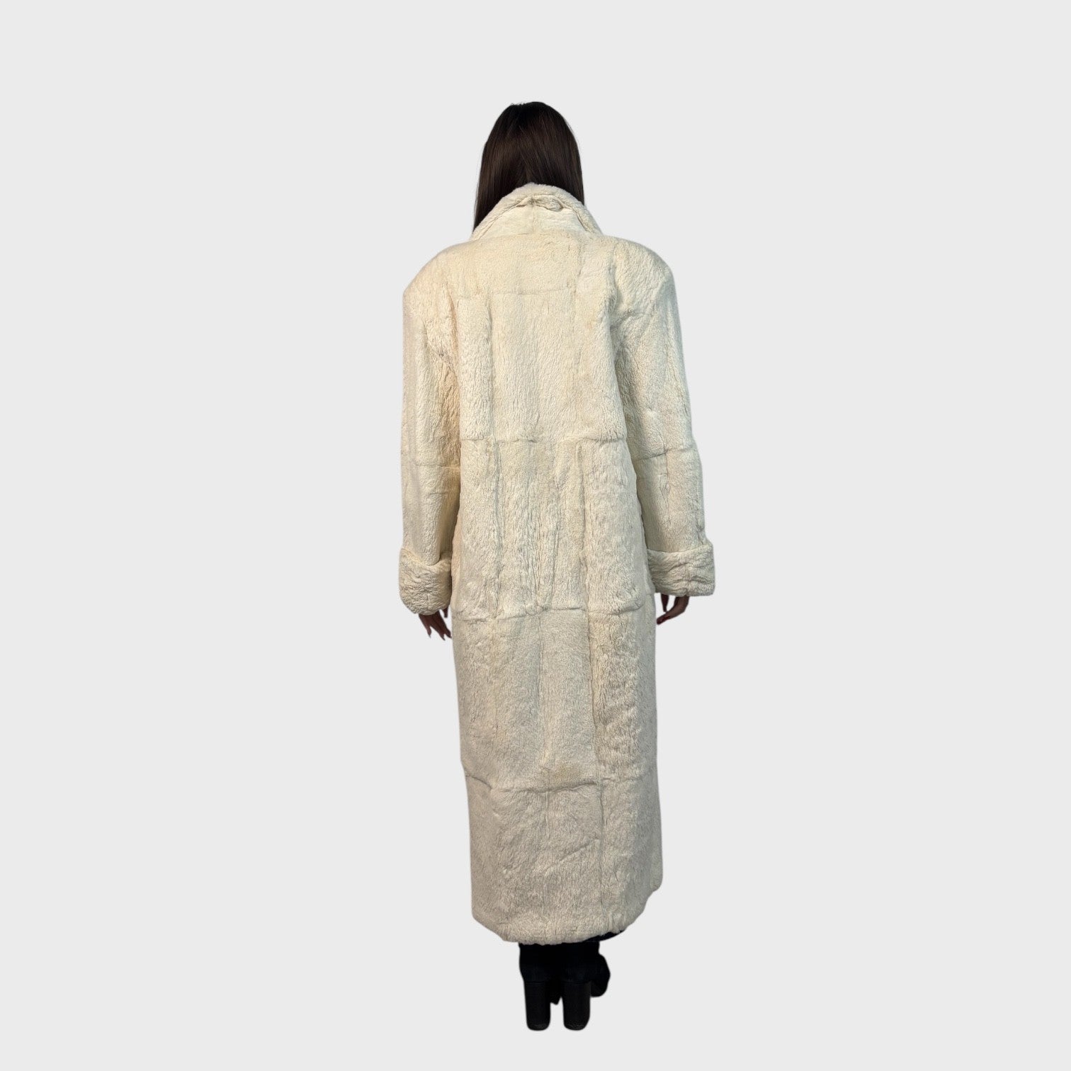 White Rex Rabbit  Long coat