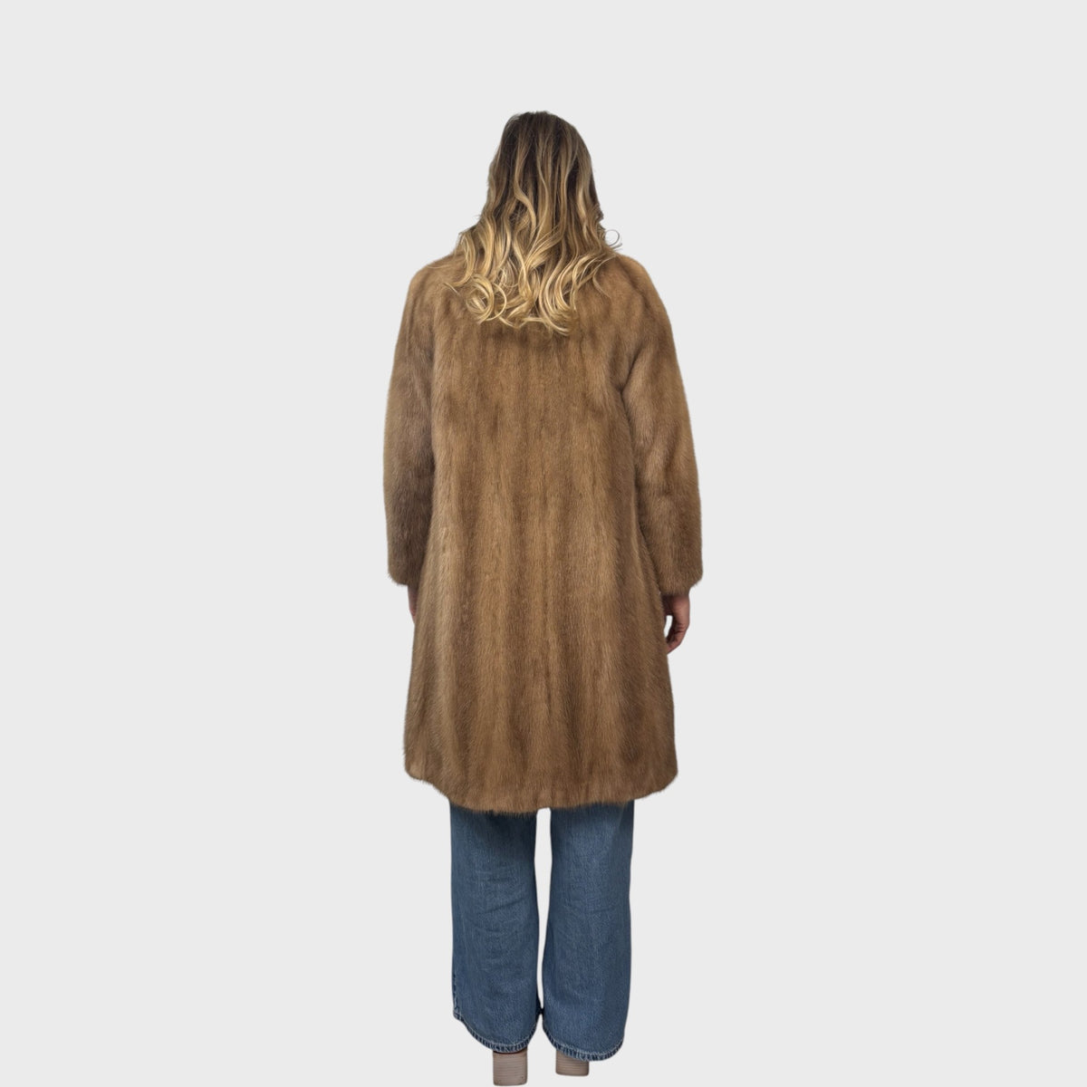 Vintage Pastel Petite Mink Coat