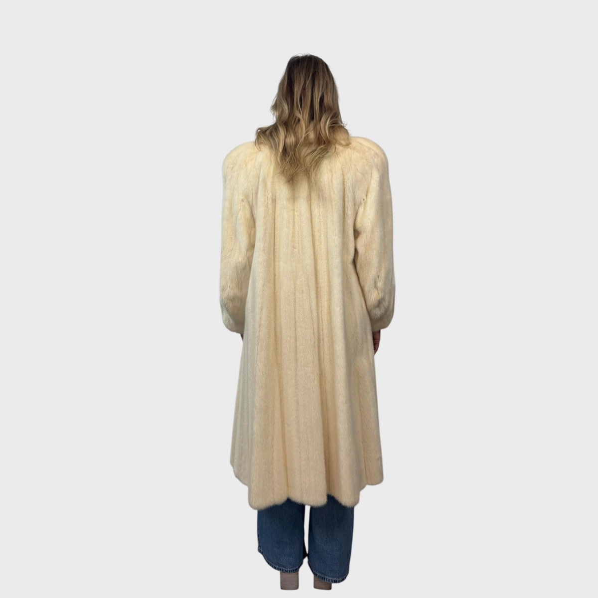 Natural White Mink Coat — Vintage Pre-Owned