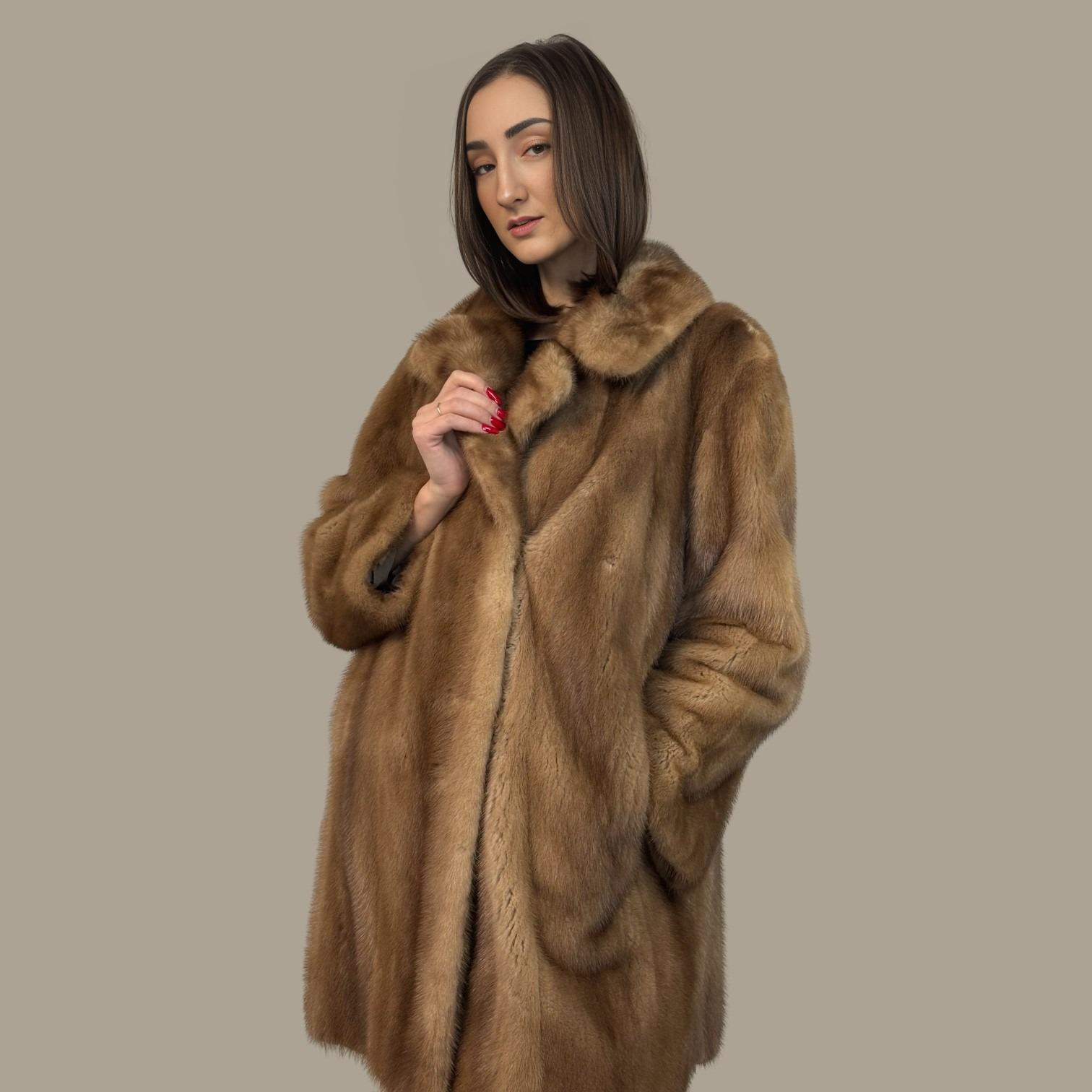 Dark Pastel Mink Jacket