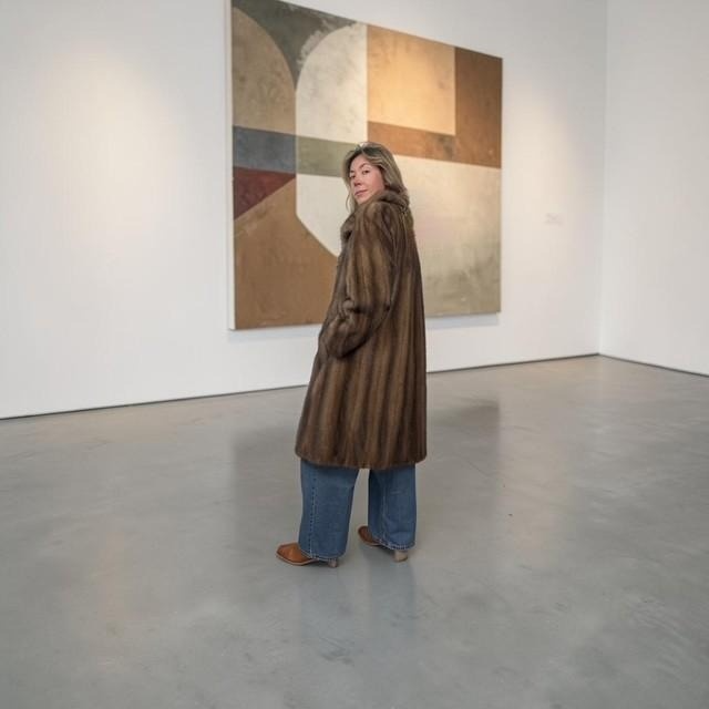 Upcycled Palomino Mink Coat