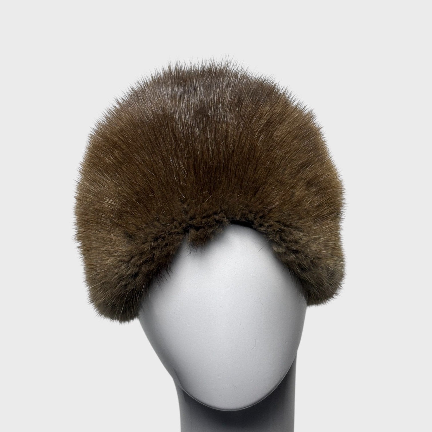 Vintage Natural Muskrat Hat