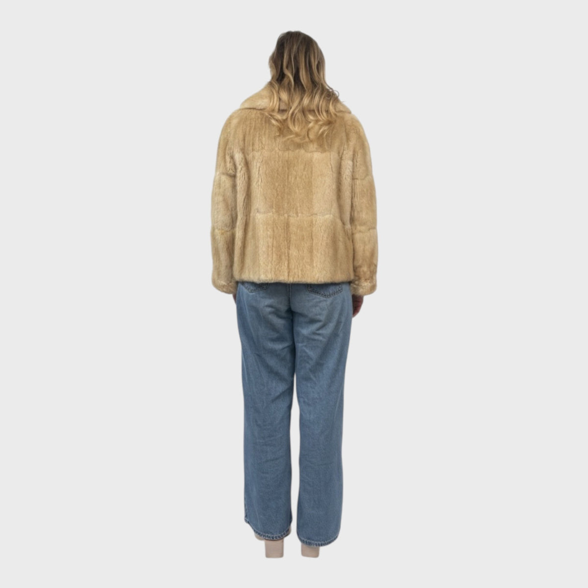 Cream Muskrat Jacket