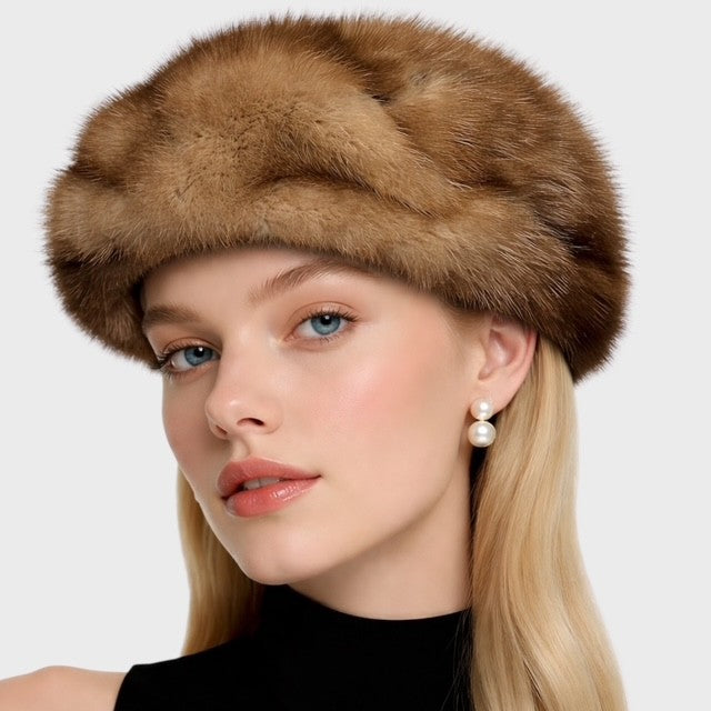 Vintage Pastel Mink Hat