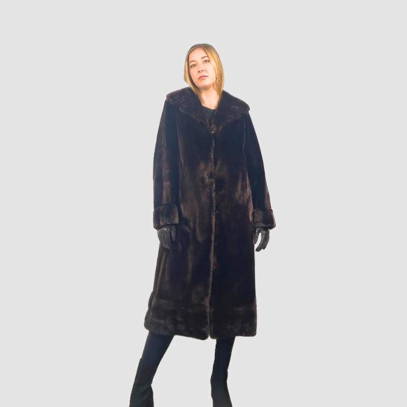 Alaska Seal Coat  & Mink Border