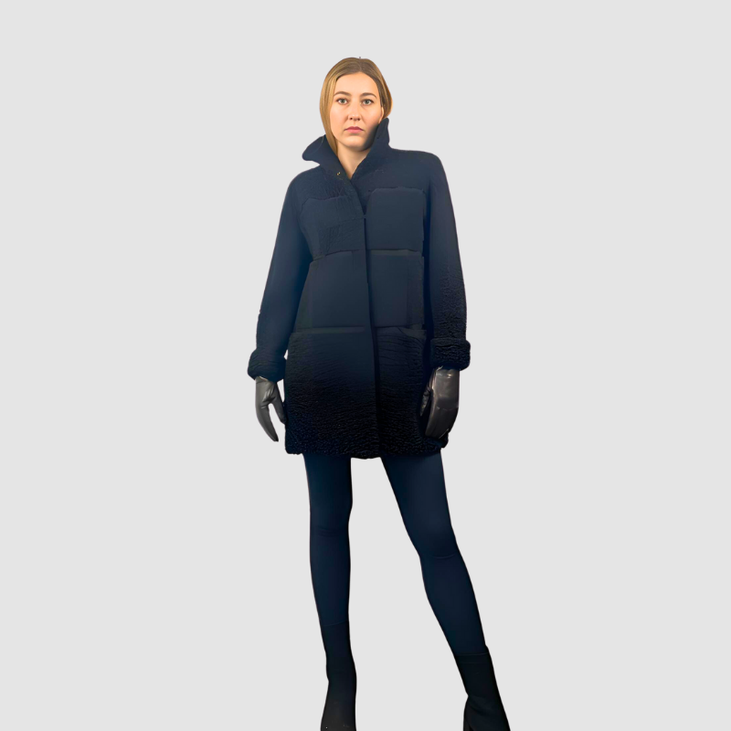 BLACK PERSIAN LAMB JACKET