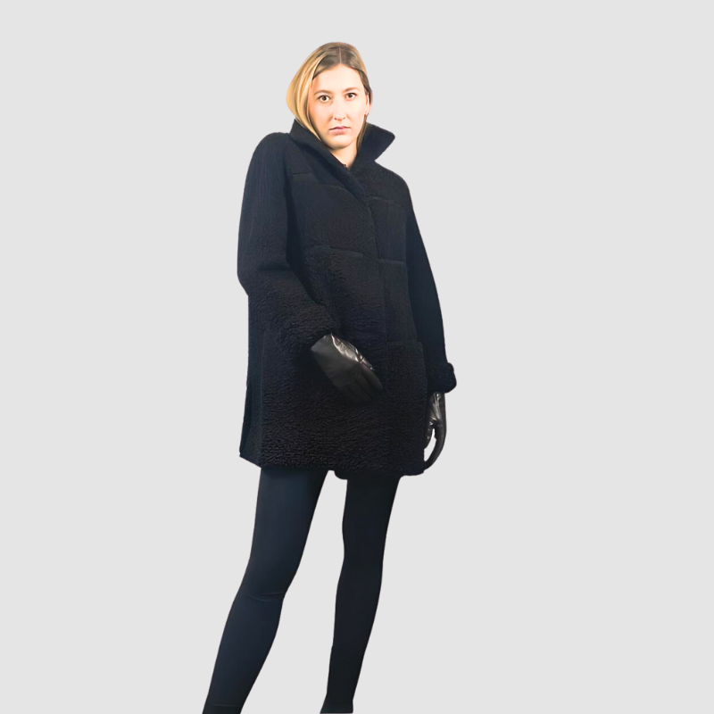 BLACK PERSIAN LAMB JACKET