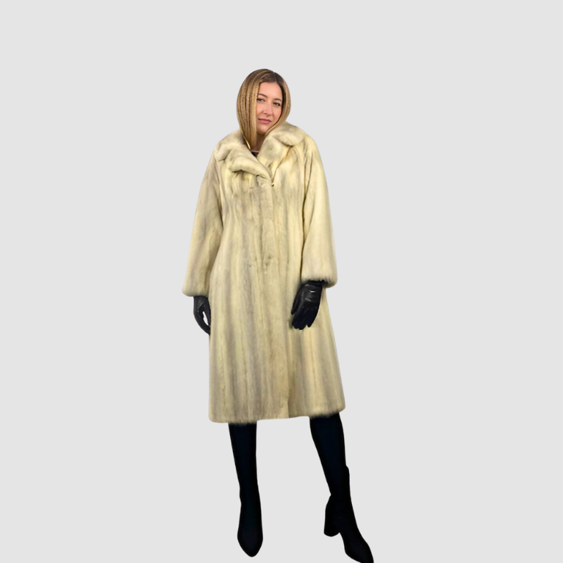 BLUE SHADOW MINK COAT
