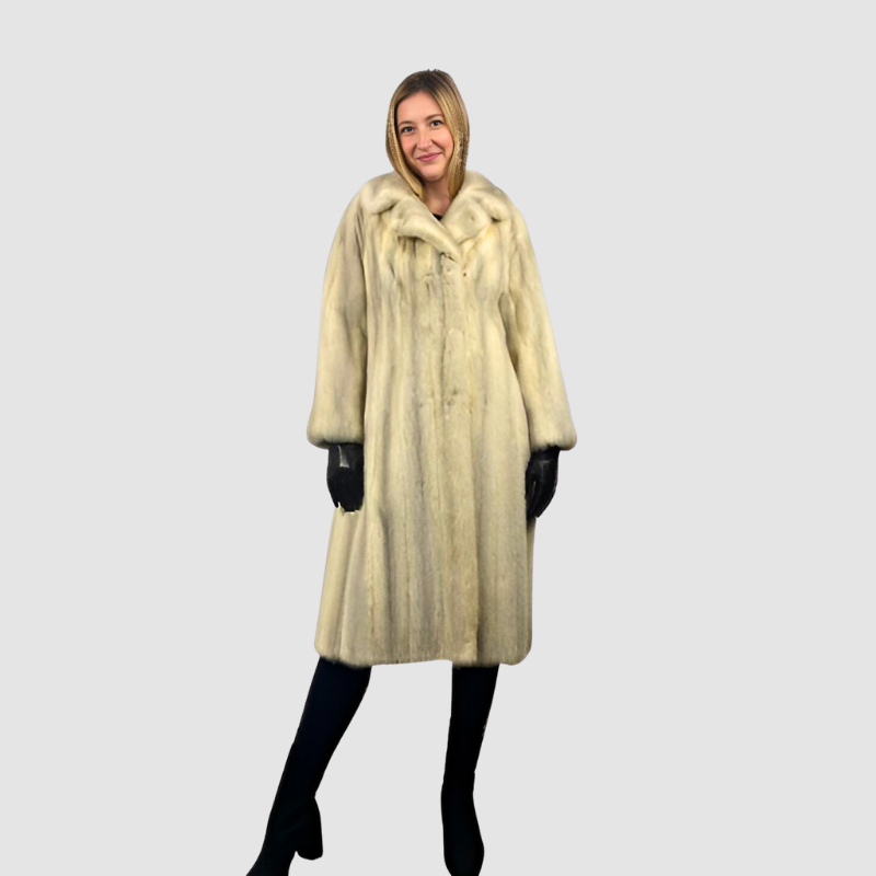 BLUE SHADOW MINK COAT
