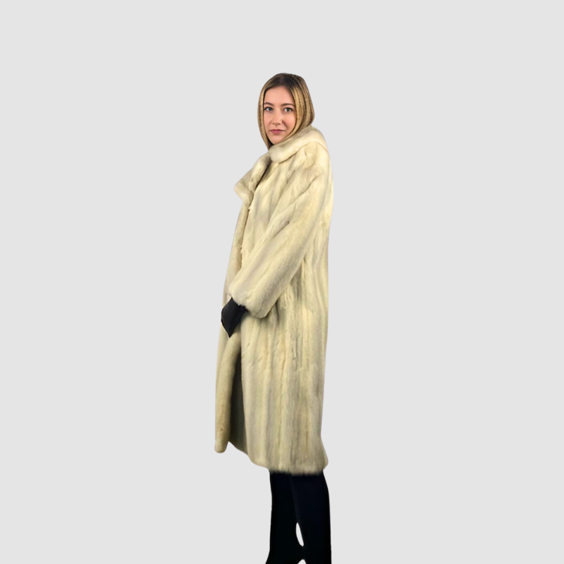 BLUE SHADOW MINK COAT