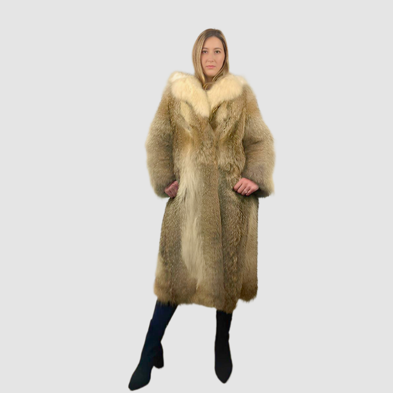 COYOTE HOODED COAT