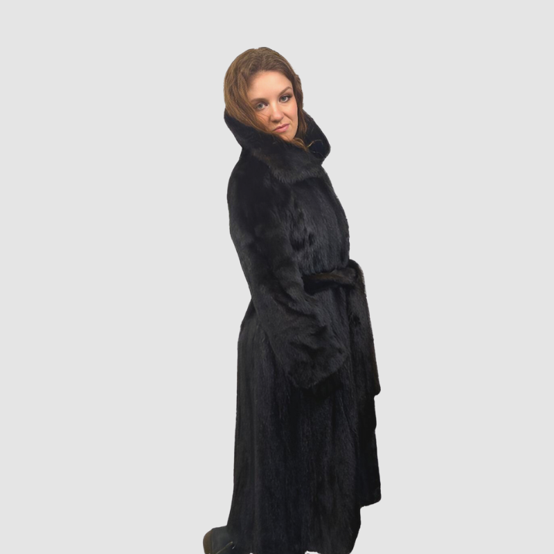 DARK RANCH MINK COAT