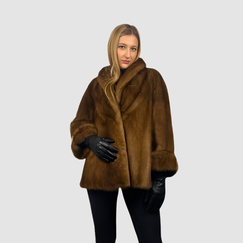 DEMI  BUFF MINK JACKET