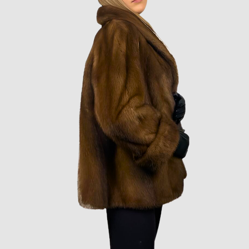 Demi  Buff Mink Jacket