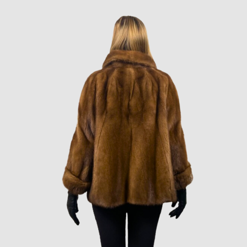 Demi  Buff Mink Jacket