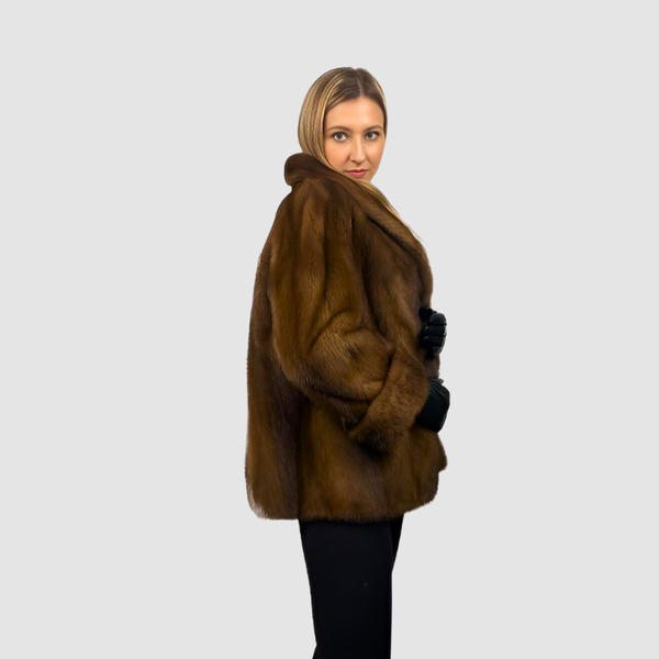 Demi  Buff Mink Jacket