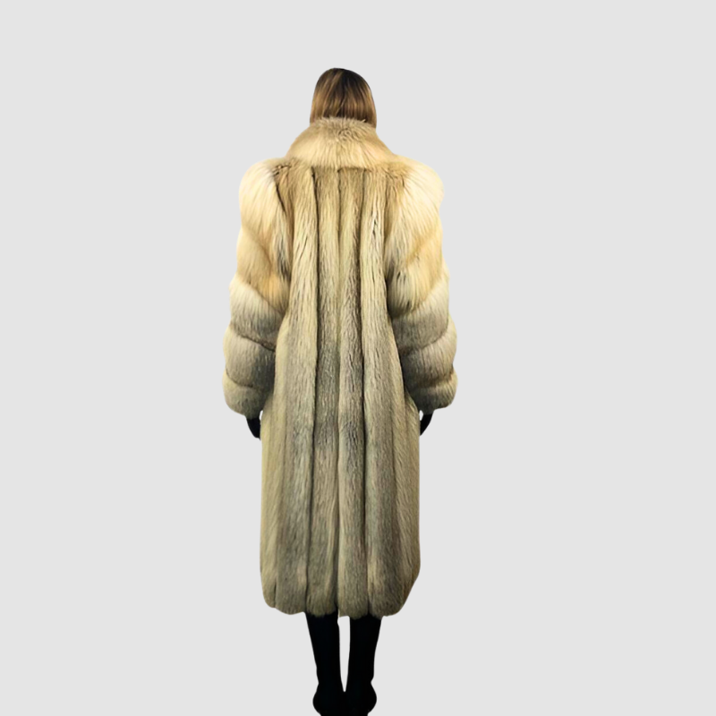 Golden Island Vintage Fox Coat