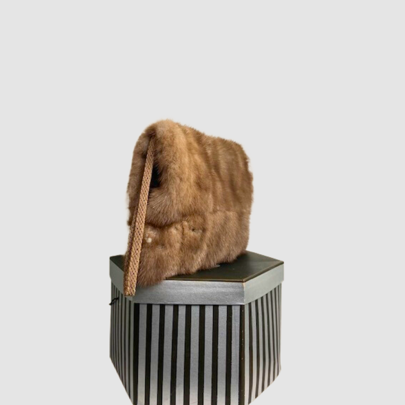 LUTETIA DOUBLE FUR PURSE