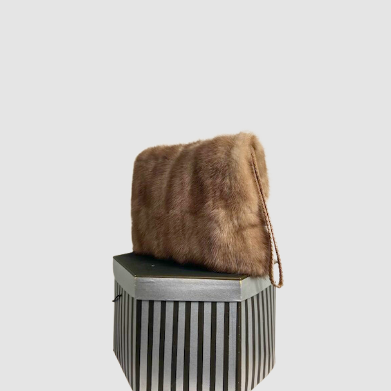 LUTETIA DOUBLE FUR PURSE