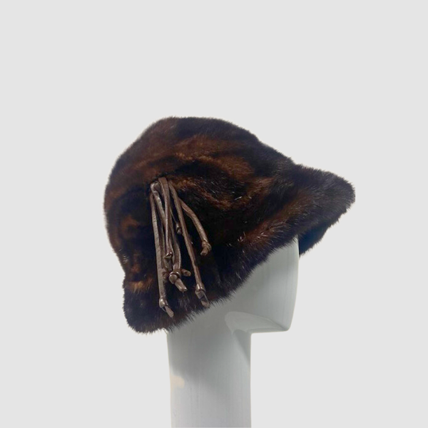 Vintage Dark Ranch Mink Hat