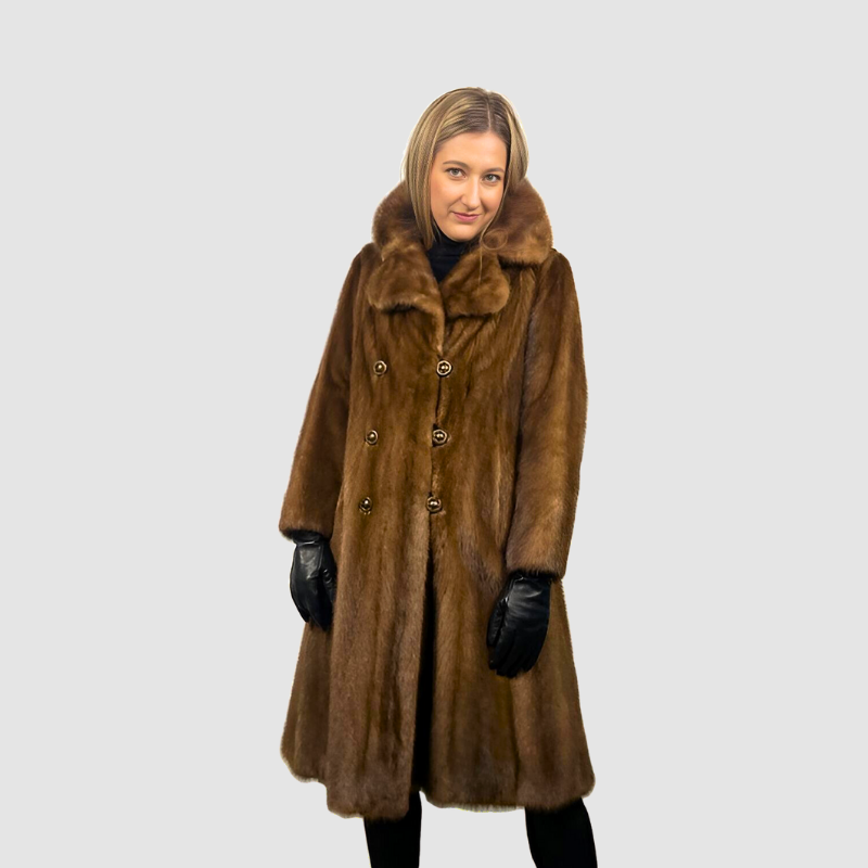 VINTAGE DEMI BUFF MINK COAT