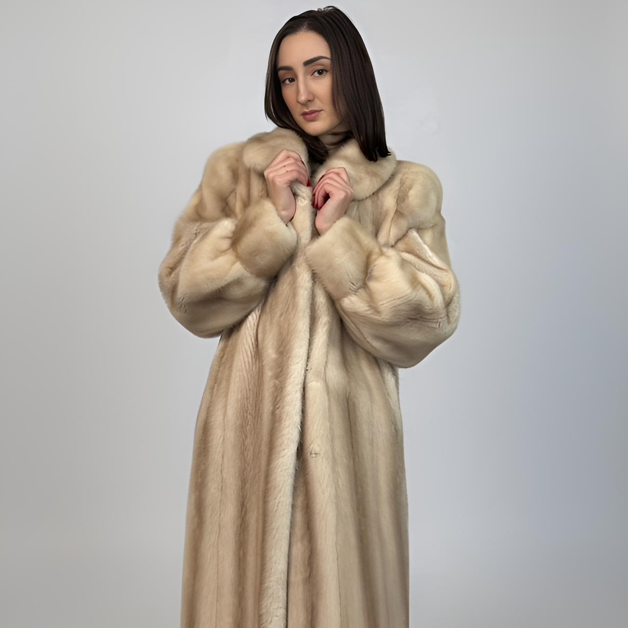 Lavender Mink Coat