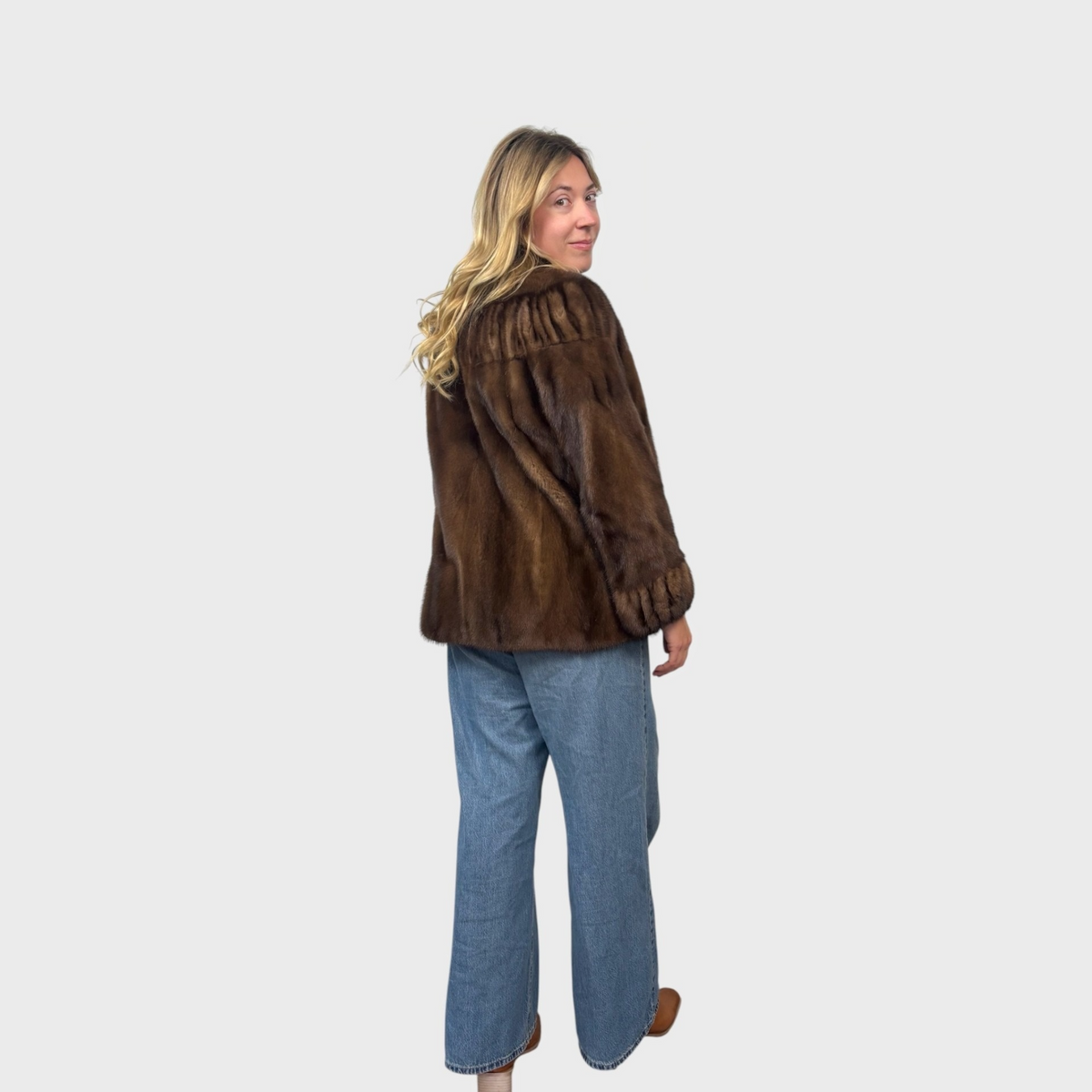 Vintage Demi Buff Mink Jacket